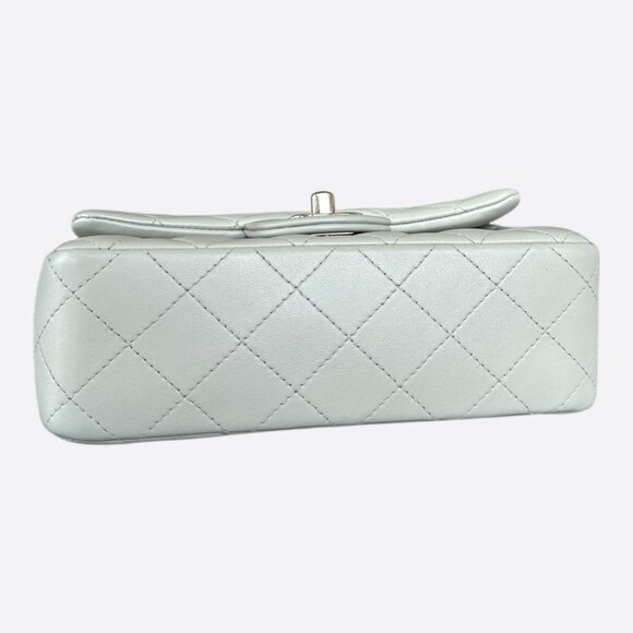 Chanel Grey Mini Rectangular Classic Flap Bag - Picture 5 of 8